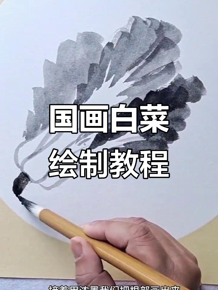 从入门到精通国画白菜绘制技巧,轻松掌握水墨风格