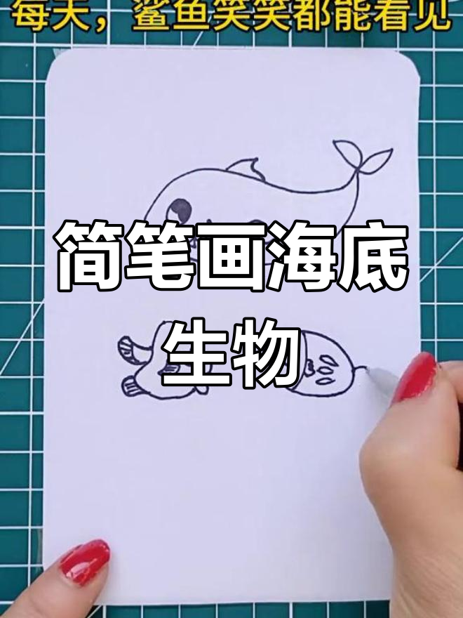 海底世界手绘教程:鲨鱼与各种鱼类绘制技巧