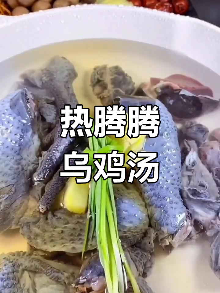 冬季必备!乌鸡汤暖心滋补,让你不再寒冷