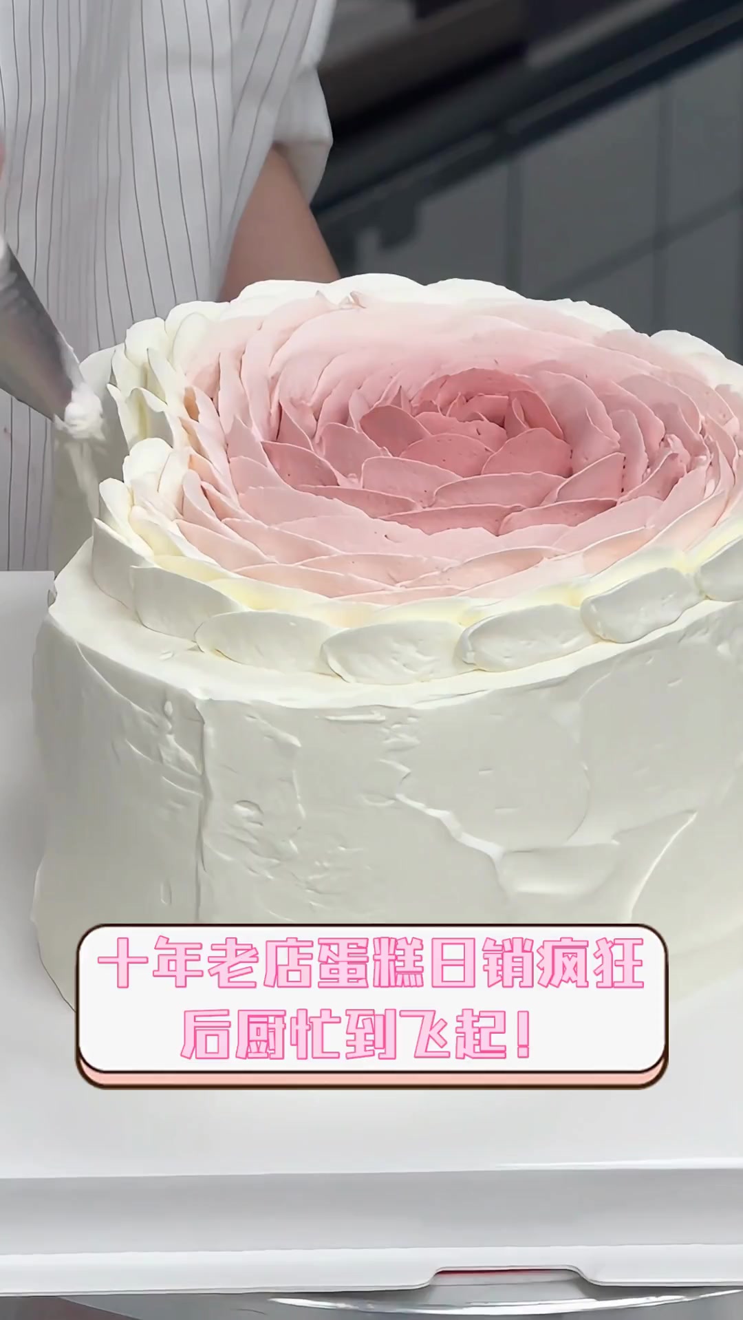 十年老店蛋糕日销疯狂,后厨忙到飞起!