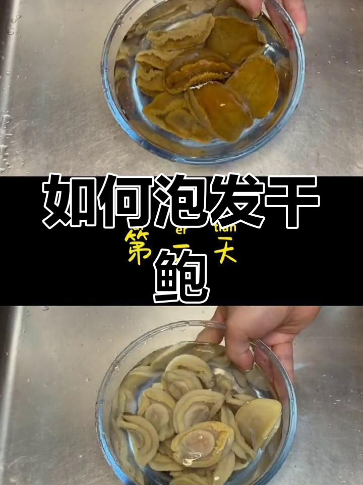 干鲍鱼泡发技巧大揭秘,轻松恢复原样