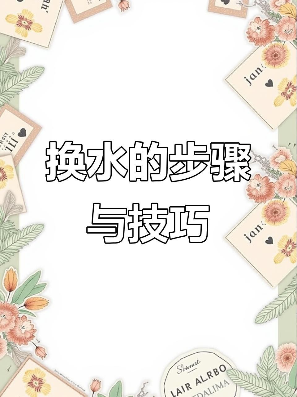 鱼缸换水全攻略：从温度到过滤棉，一步步教你轻松搞定