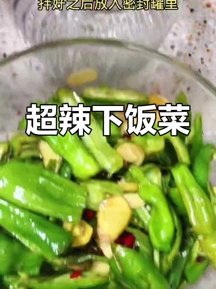 辣椒咸菜,开胃又过瘾!干饭稀饭都能配
