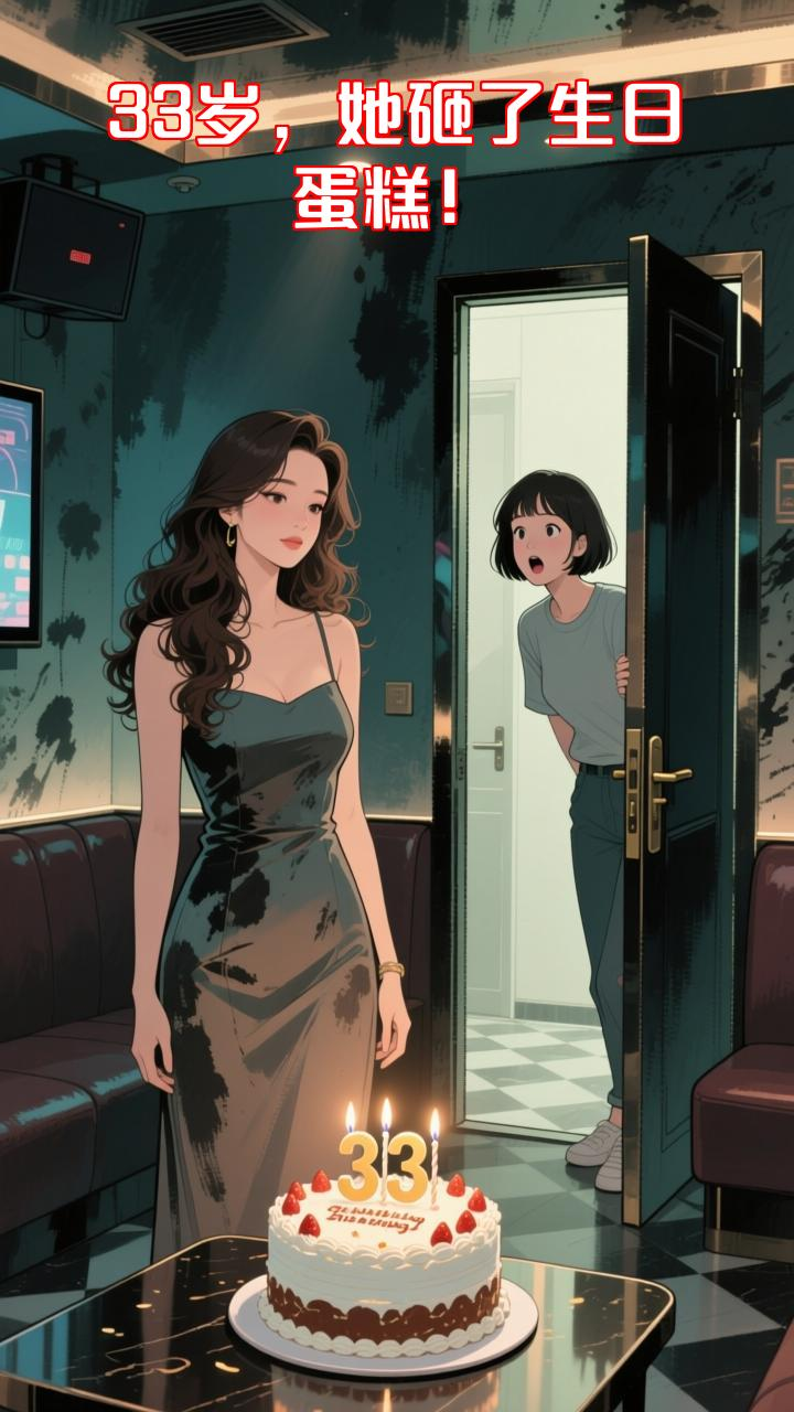 生日宴上老公忘关投屏，33岁的她砸了蛋糕！