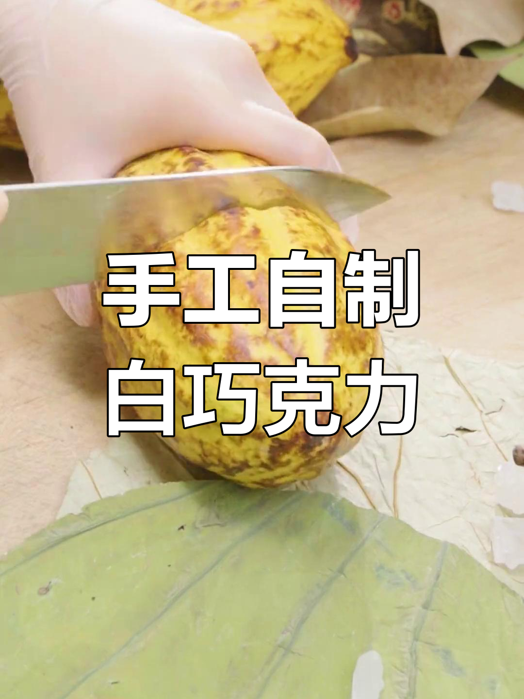 自制巧克力与可可粉制作过程