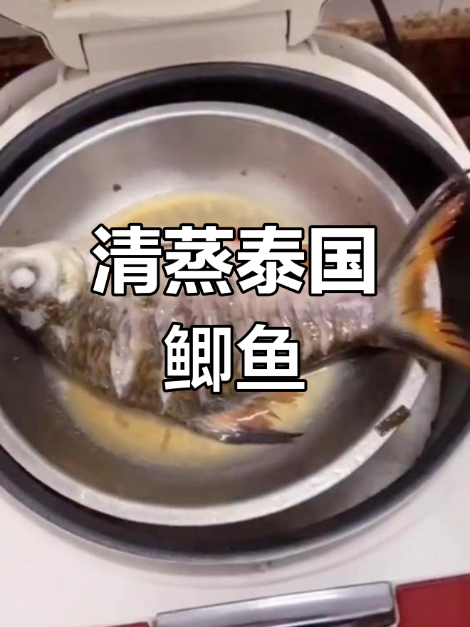 5元买泰国鲫鱼,清蒸美味上桌