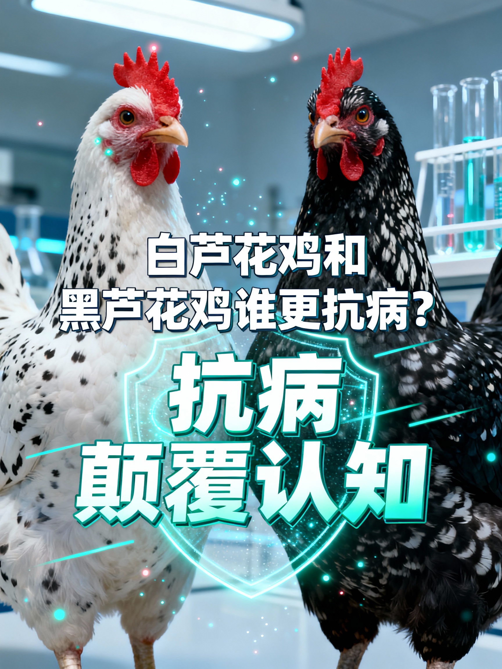 白芦花鸡和黑芦花鸡谁更抗病?答案颠覆认知