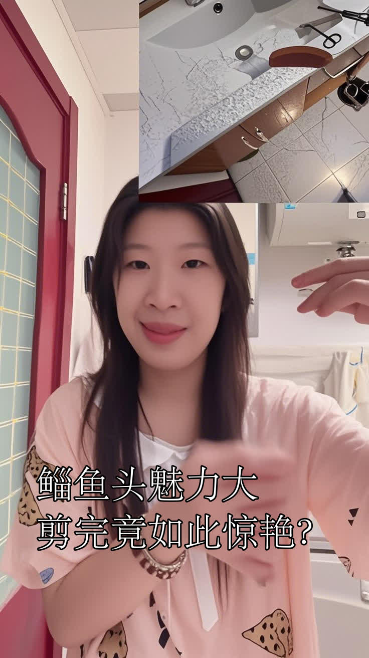 鲻鱼头魅力大,剪完竟如此惊艳?