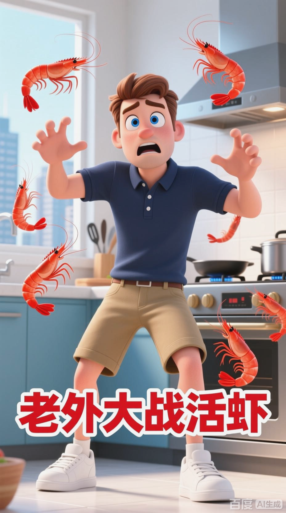外国人首次处理活虾的奇妙体验