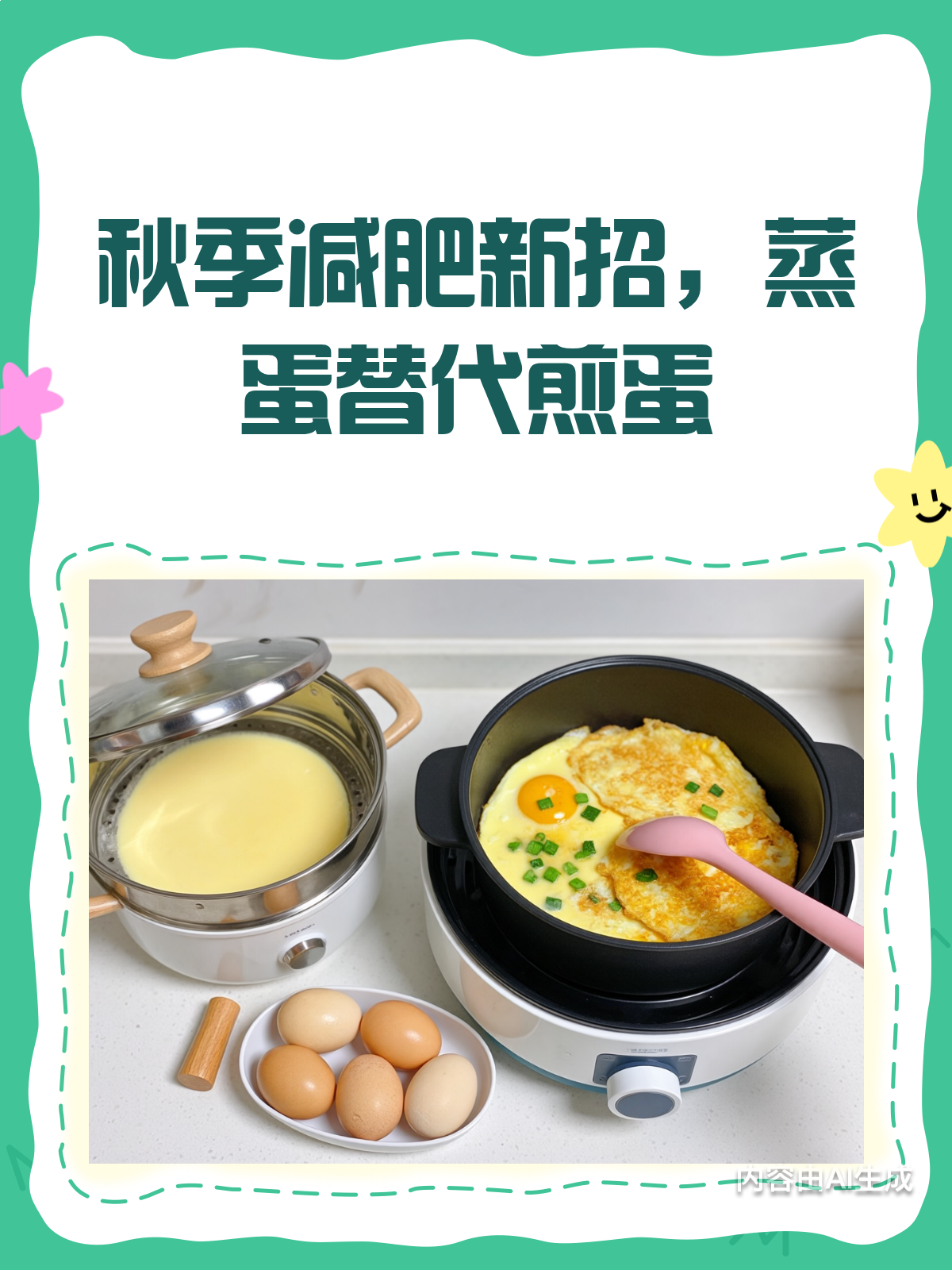 秋季减肥秘籍蒸蛋替代煎蛋,轻松瘦身!