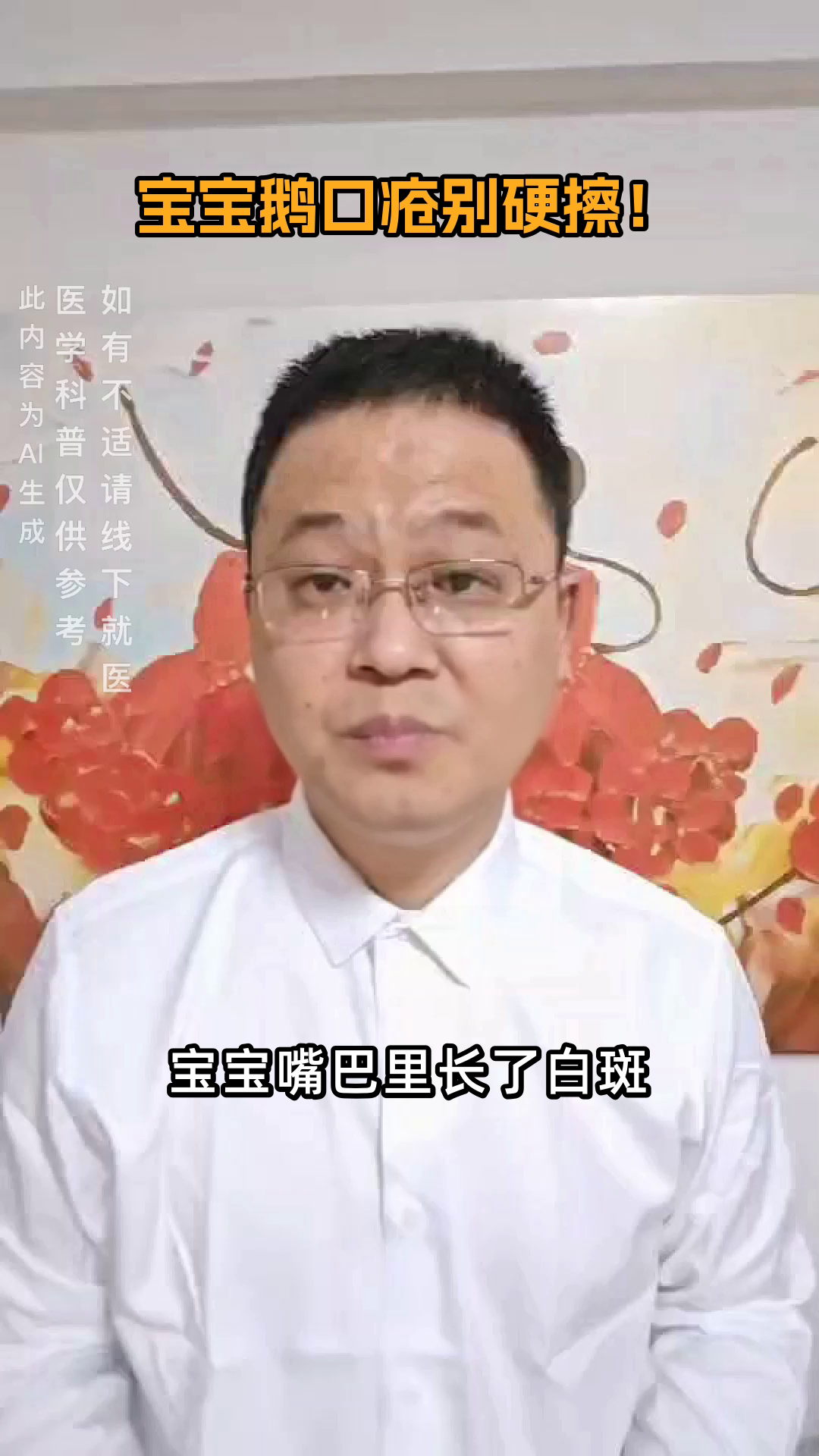 宝宝鹅口疮别硬擦！