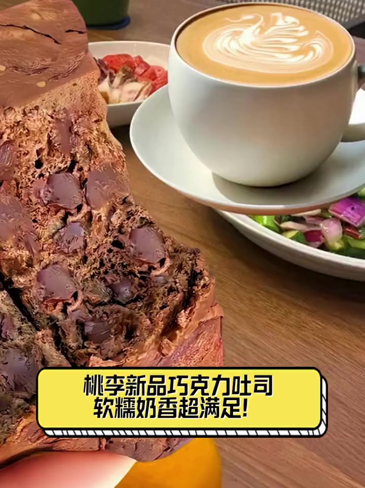 桃李新品巧克力吐司,软糯奶香超满足!