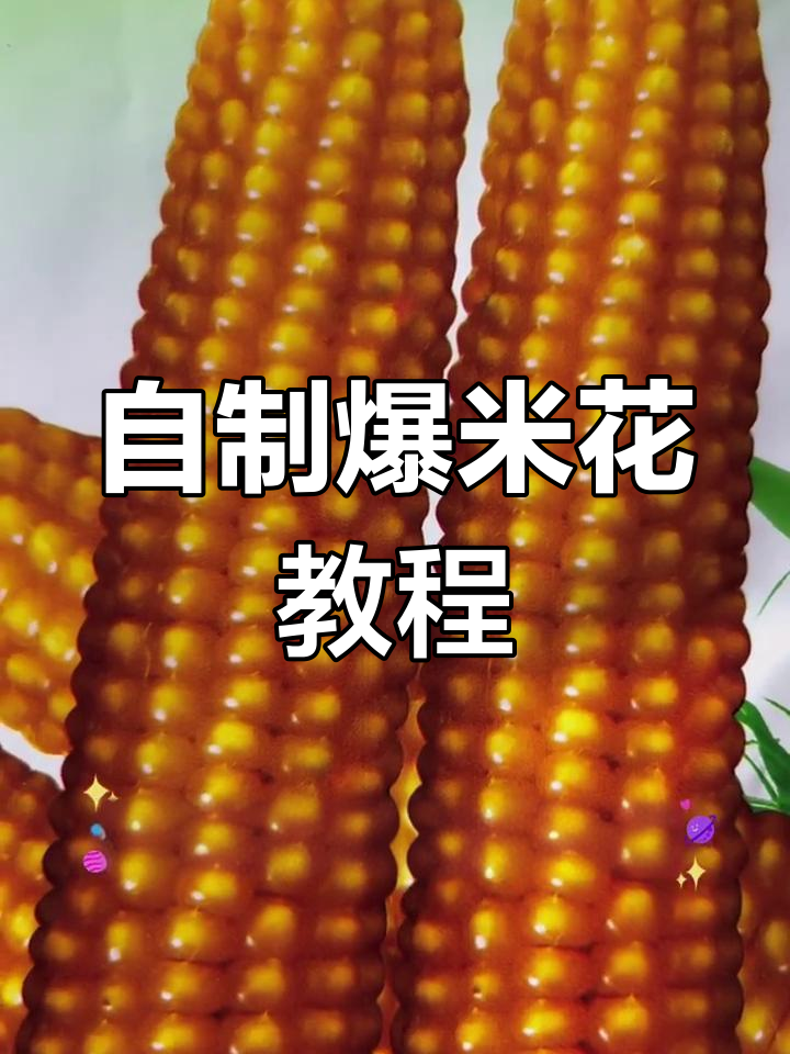 在家轻松做爆米花,香甜酥脆的玉米种子等你来试