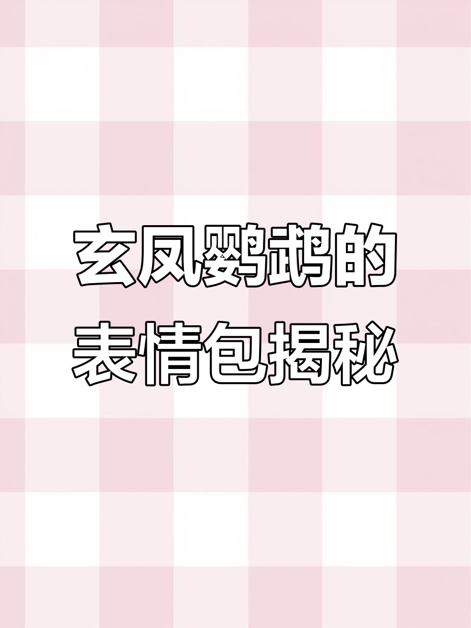 玄凤鹦鹉表情包背后的真相，原来它不是小鸡！