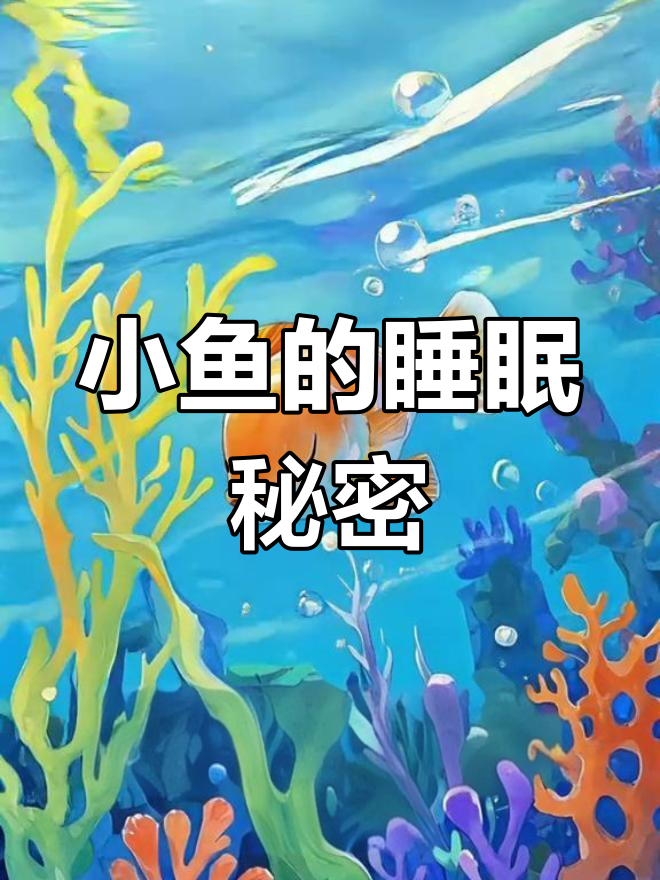 小鱼睡觉时眼睛睁着,静静漂浮在水里,超有趣!