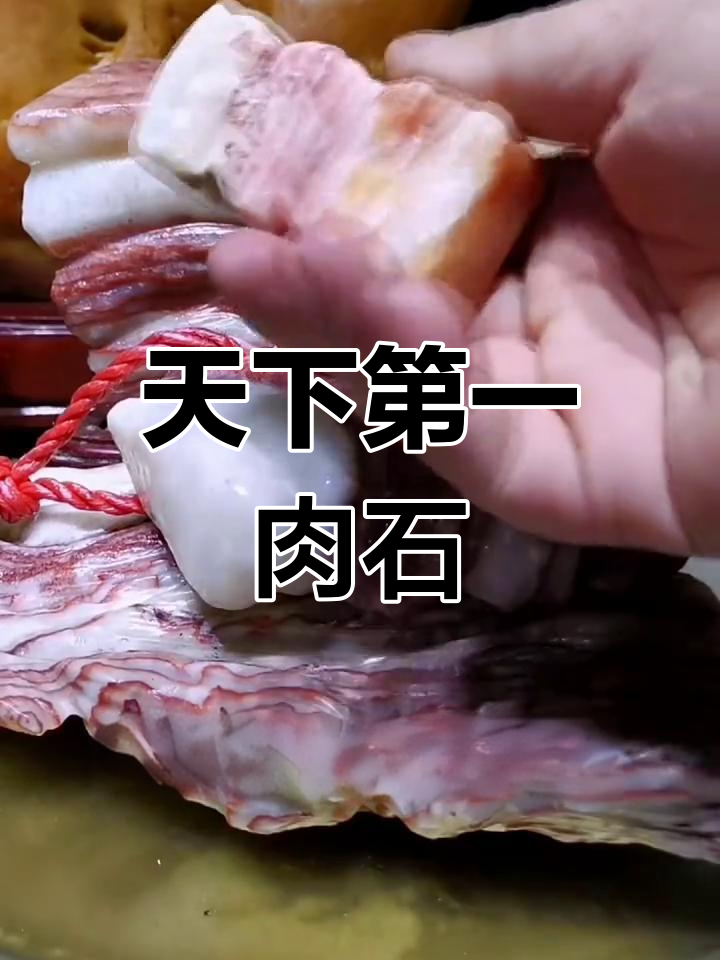 天然肉石价值38万,堪比五花肉