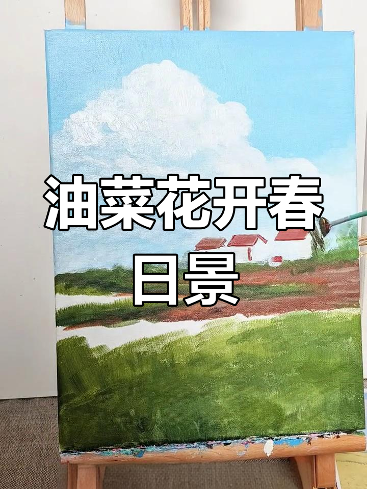 春天的油菜花田,清新又美丽