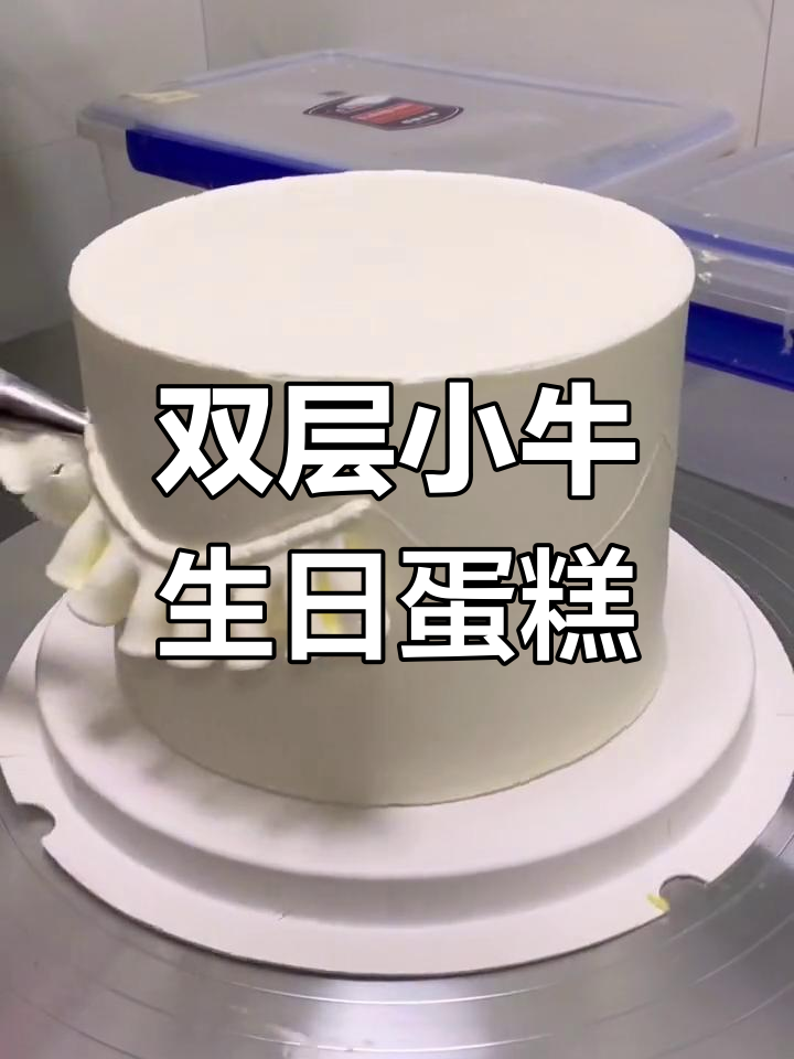 动物奶油蛋糕制作大揭秘,双层口感让味蕾惊喜不断