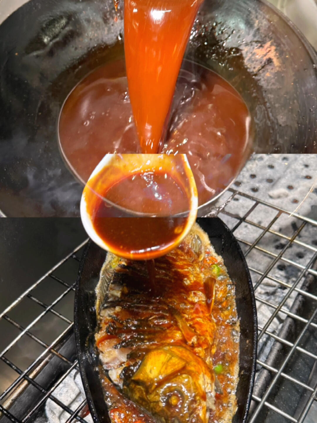 鲜香味美的铁板鲫鱼酱汁配方与制作技巧