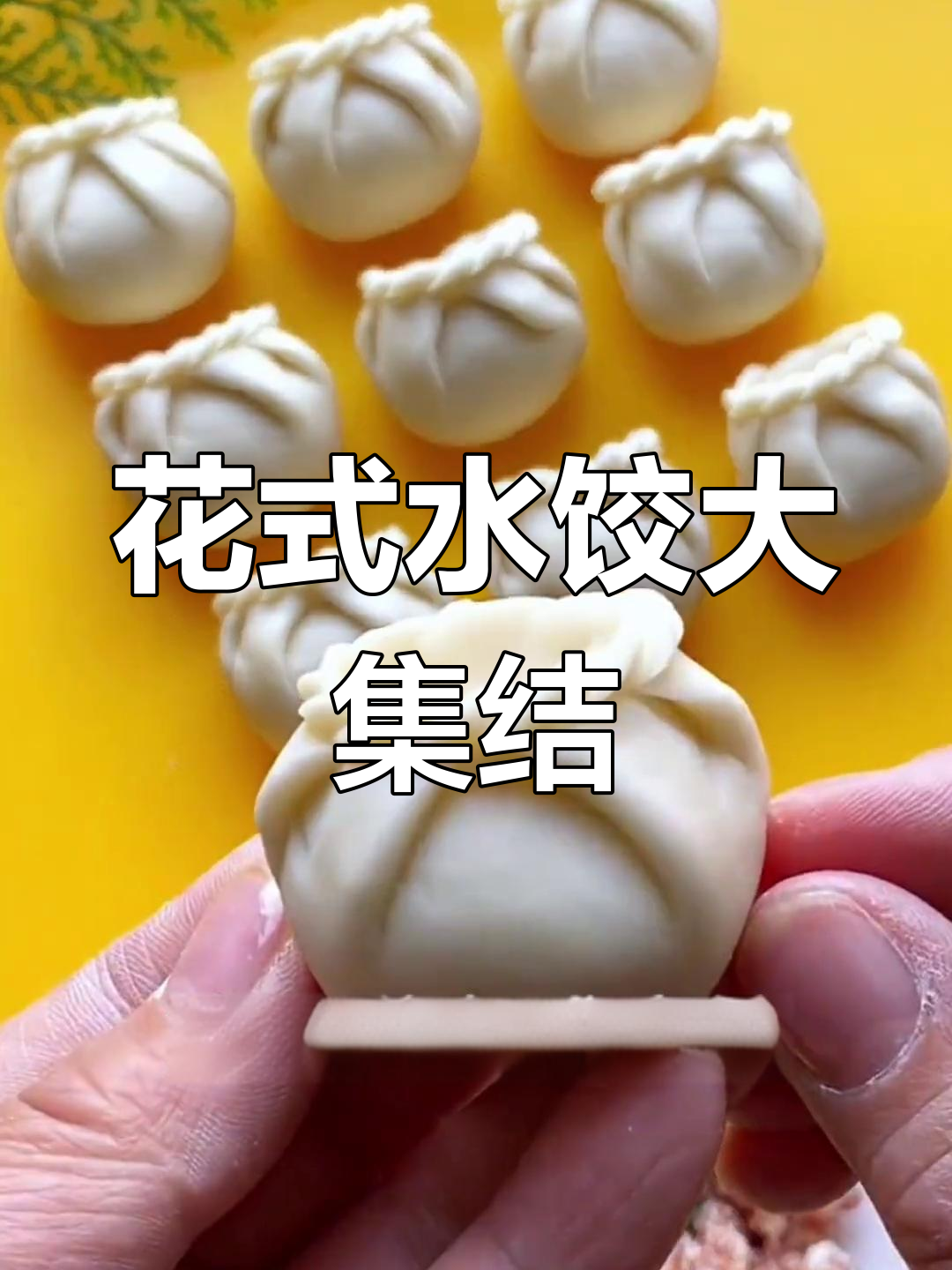 12种创意水饺包法,简单又可爱,吃一次就停不下来!