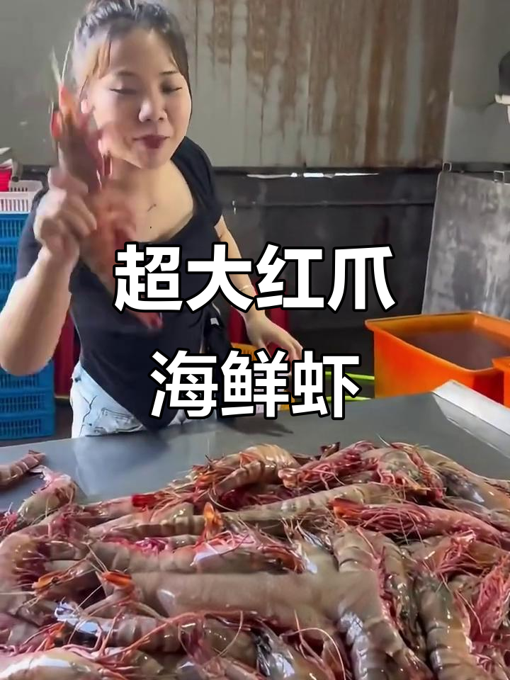 红爪大虾,半斤一只超新鲜!