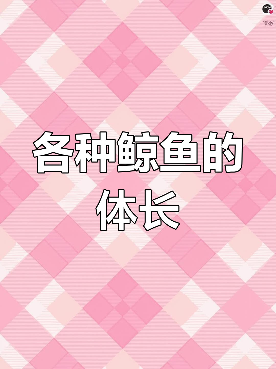 鲸鱼种类与体型大盘点