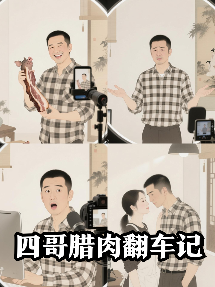 昨晚农村四哥直播带货翻车，他自家腊肉标价99元一斤，弹幕全是太贵买不起，四哥解释成本高却让