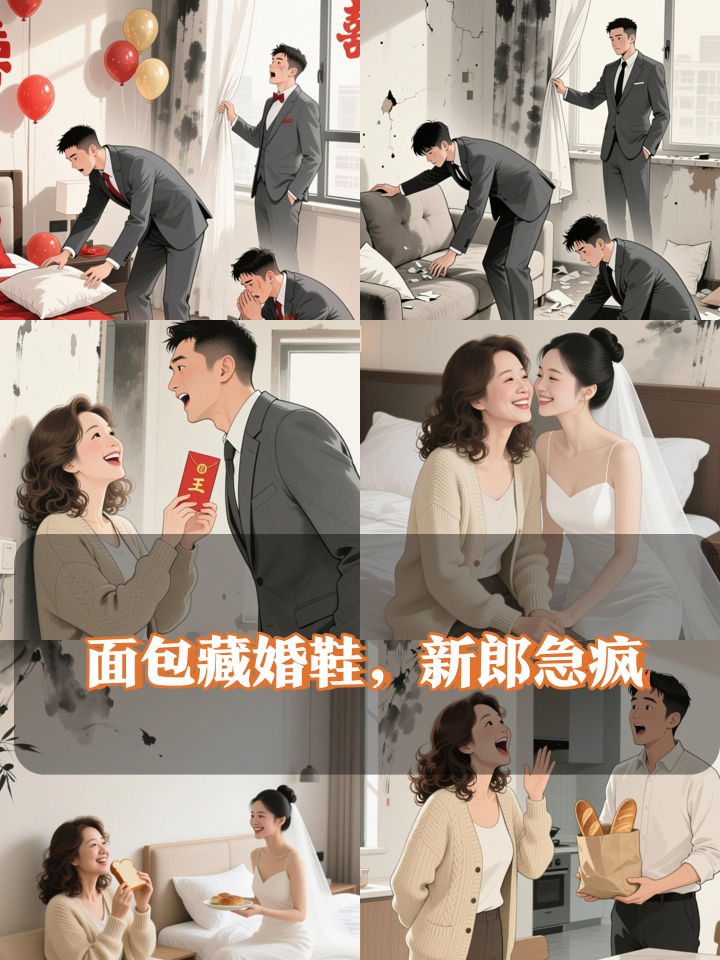 姐姐教新娘把婚鞋藏面包里，新郎找麻了：你是我姐 你是我亲姐