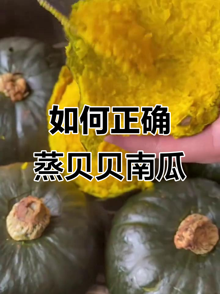 蒸贝贝南瓜的正确方法,轻松做出香甜主食