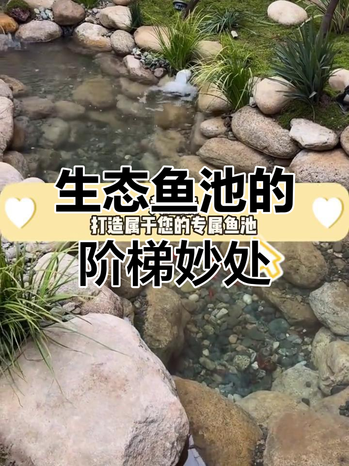 阶梯状鱼池设计,打造层次感和景观效果