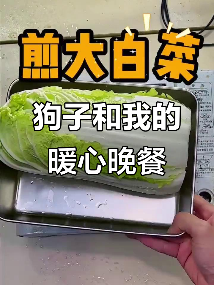 寒冬必备！狗子也能吃大餐，白菜肉卷煎一煎