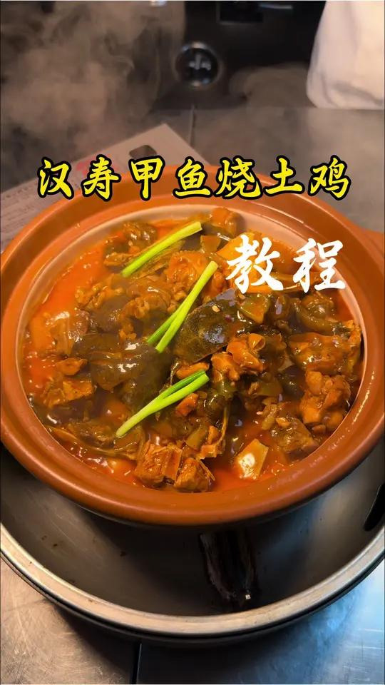 在家成本花一半做出酒店好吃不腥卖388招牌菜 汉寿甲鱼烧土鸡 普通甲鱼也可以,学会抓紧试做