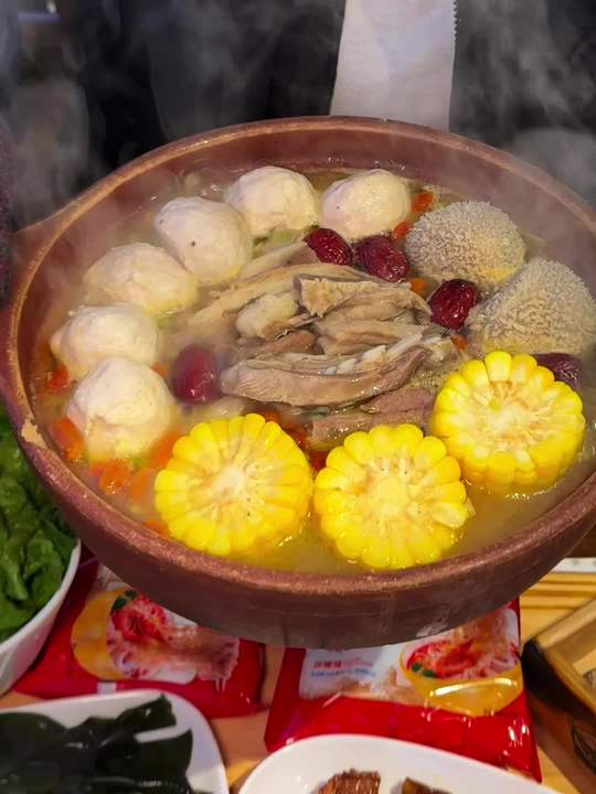 羊肉火锅!美得很