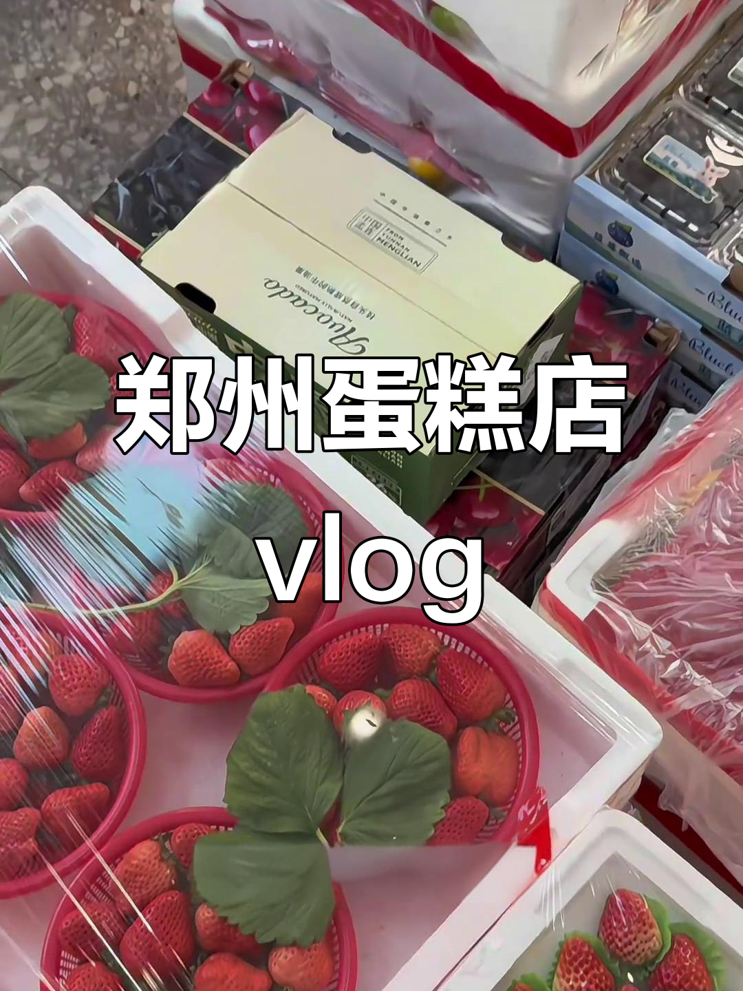 郑州网红蛋糕店忙碌日常,车厘子大蛋糕和芒果花惊艳登场