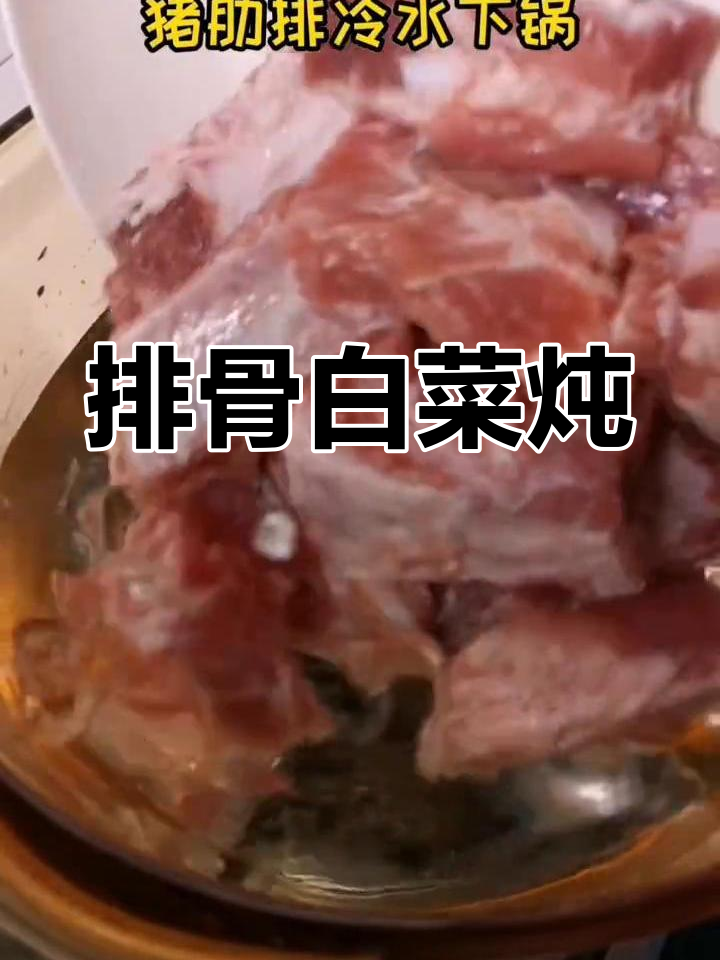秋季东北炖菜,排骨白菜豆腐暖心又美味