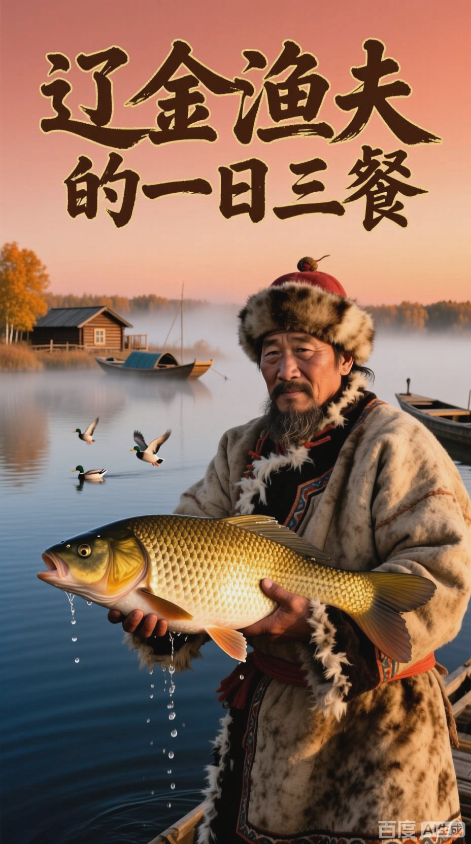 辽金查干湖鱼把头的一日三餐