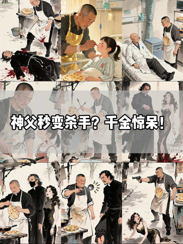 摆摊特种兵徒手接子弹，竟发现杀手是失踪20年的神父