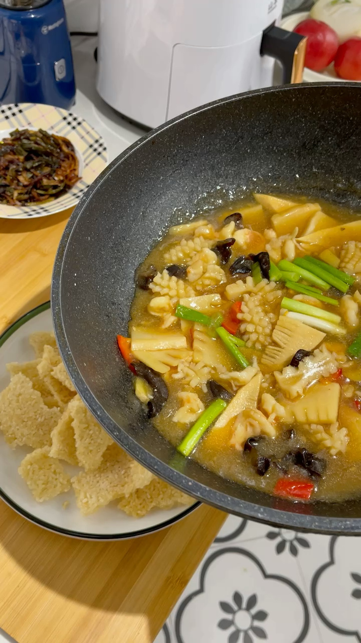 三鲜锅巴做法