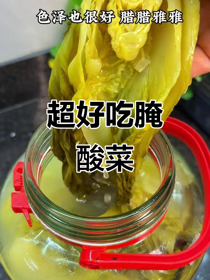 潮汕酸菜,简单腌制酥脆爽口,味道超赞