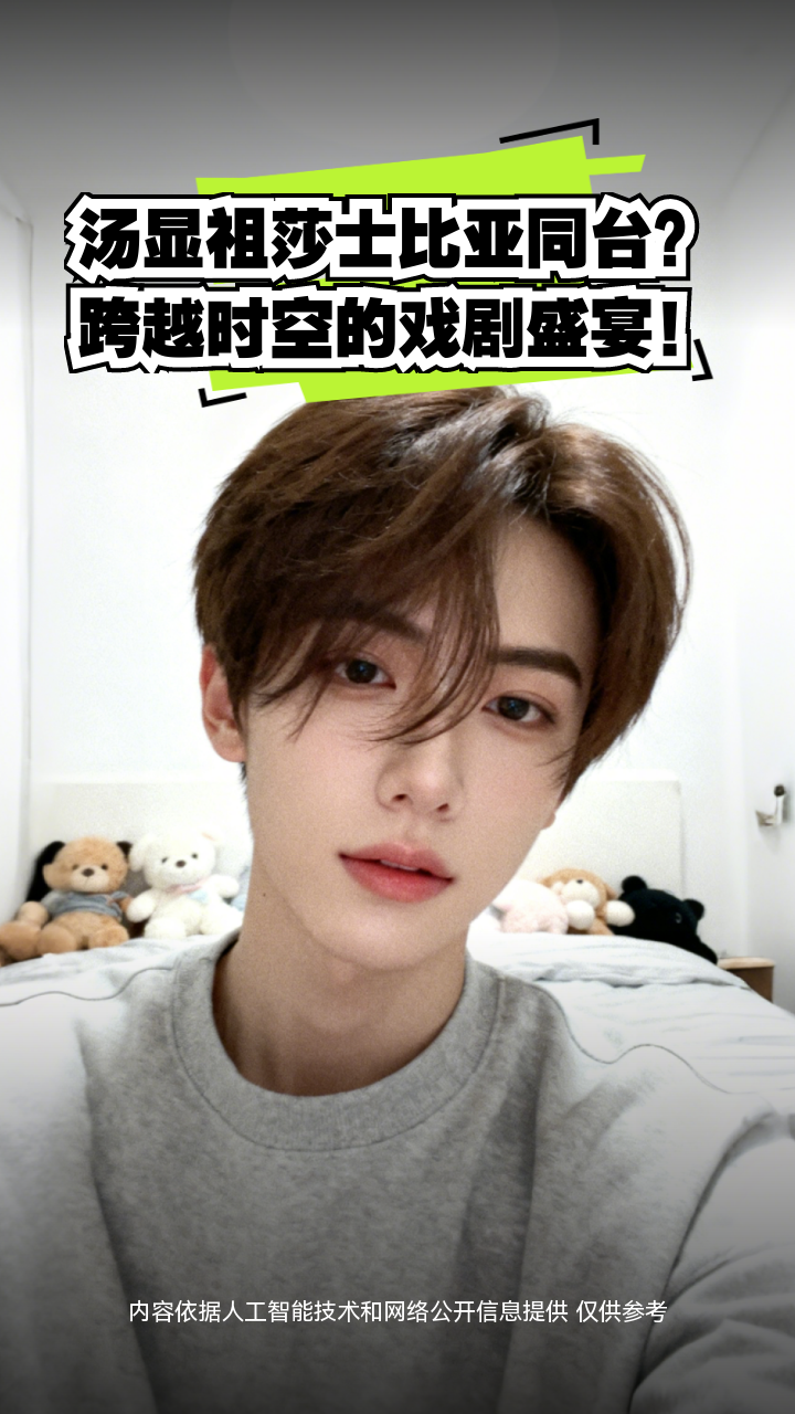 汤显祖莎士比亚同台？跨越时空的戏剧盛宴！