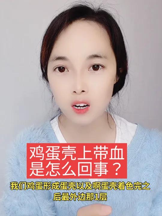 新光合计划 周晴专注蛋鸡 三农合伙人 鸡蛋壳上带血怎么回事?个人观点,仅供参考!