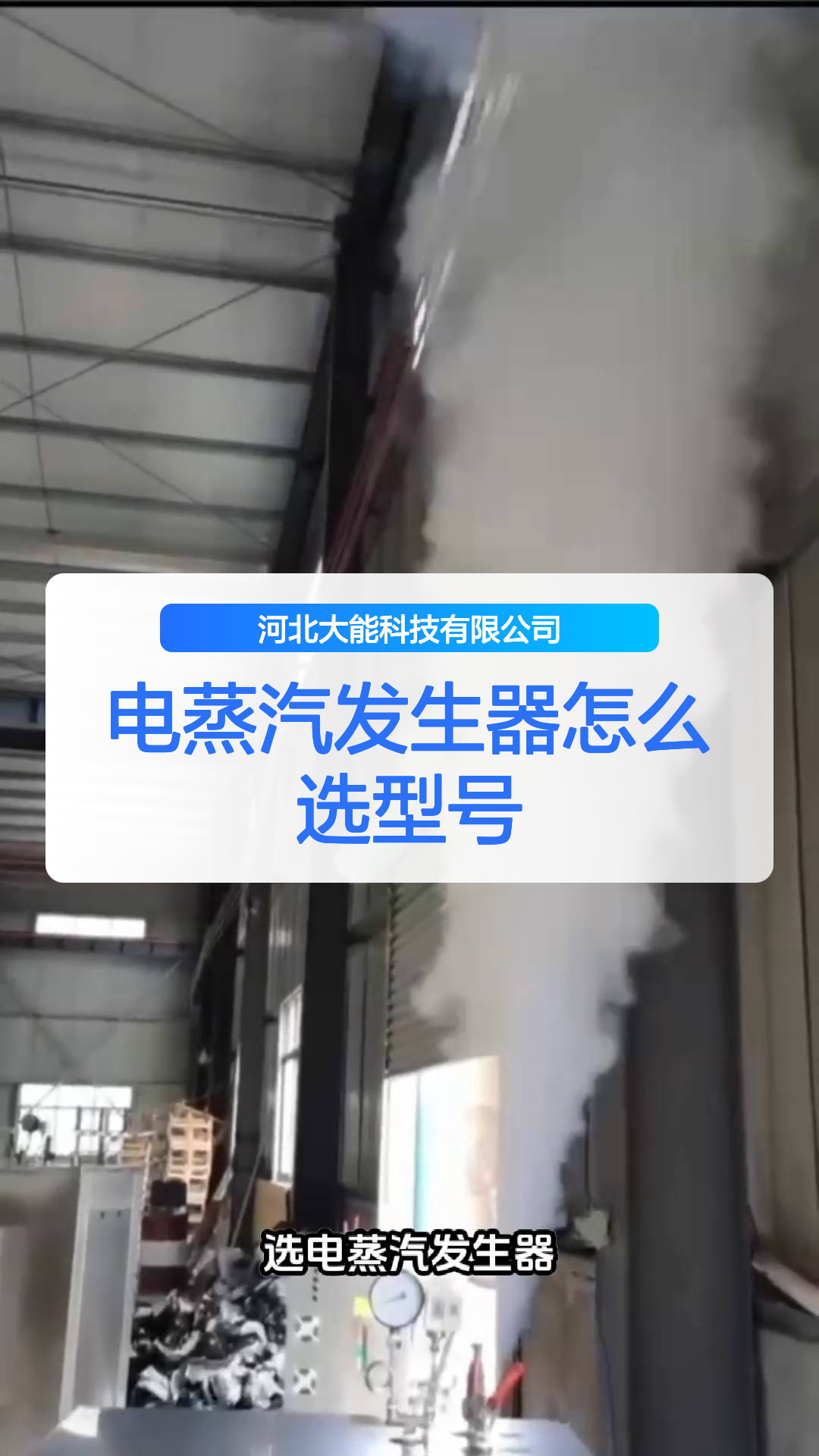电蒸汽发生器怎么选型号