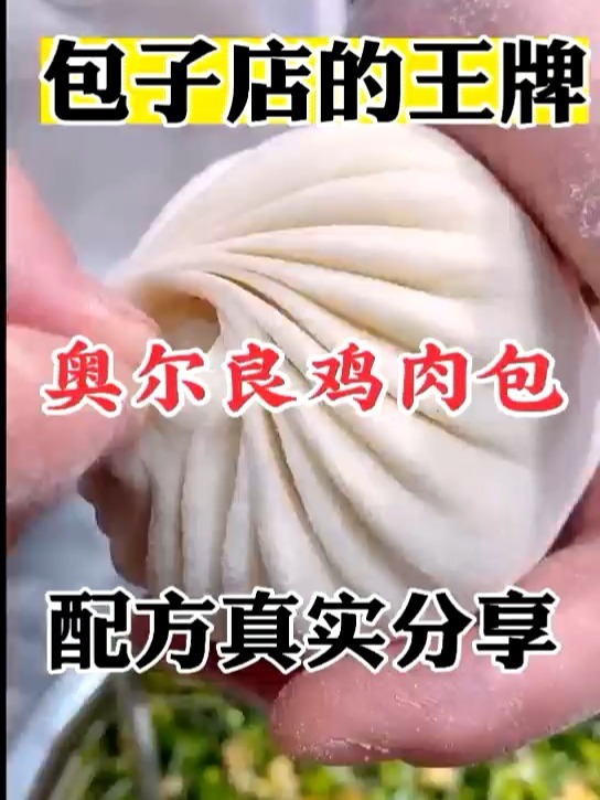 奥尔良鸡肉包,配方真实有效,双击收藏起来