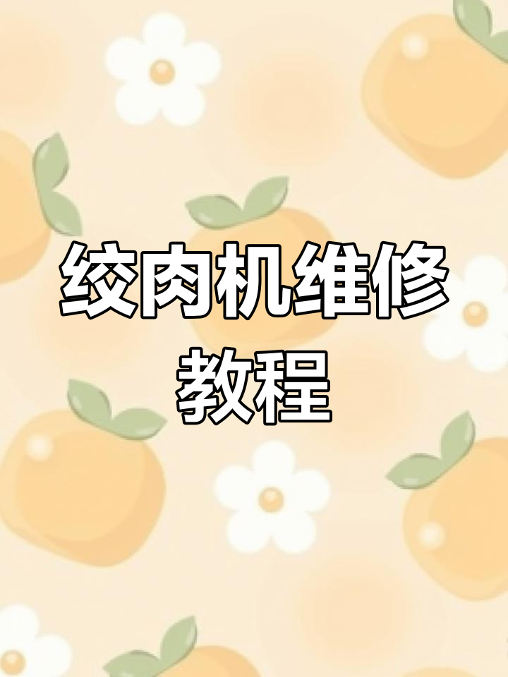 绞肉机轴承更换全过程,维修技巧大揭秘