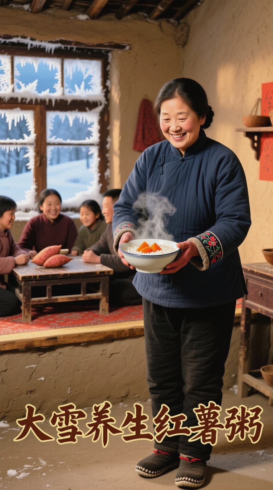 大雪节气,红薯粥的温暖秘密
