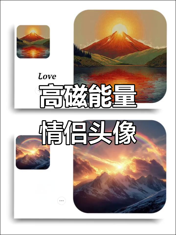 2025高磁场能量情侣头像，助你事业运势提升