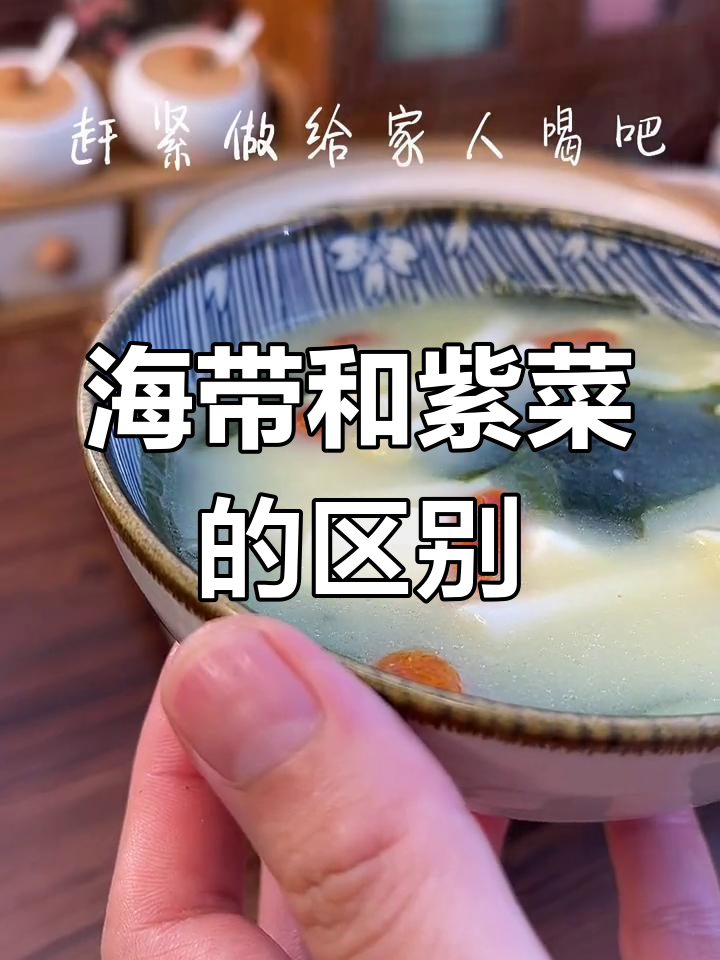 夏季必备!裙带菜、海带与紫菜的营养区别,汤鲜美又解暑
