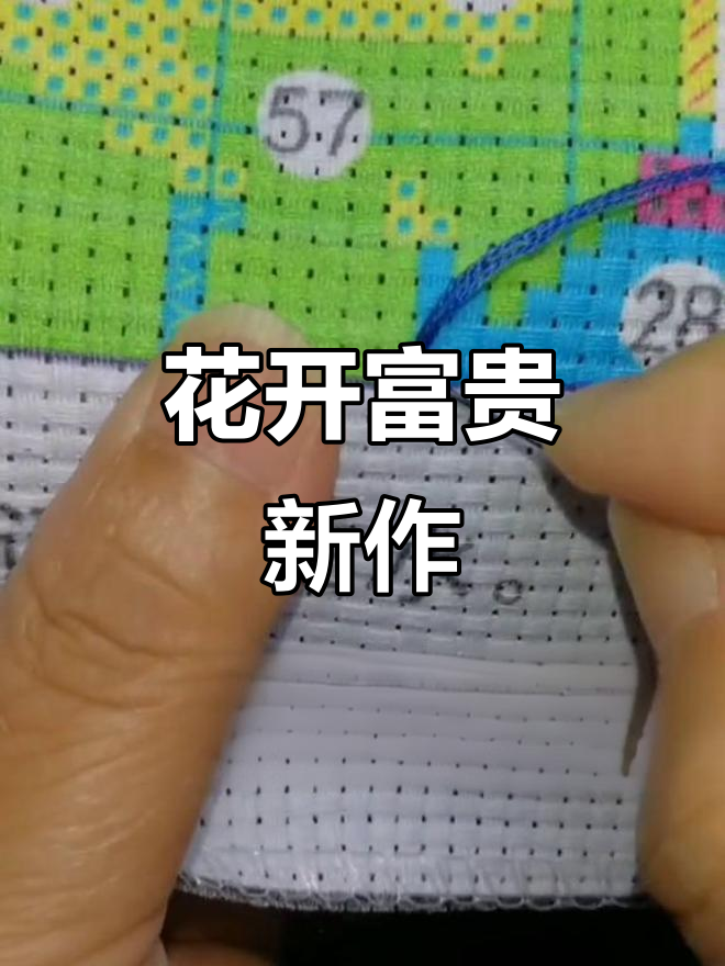 新图上线,九鱼牡丹十字绣,竖背工艺精美呈现