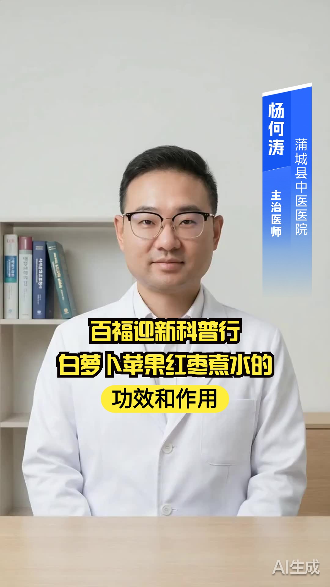 白萝卜苹果红枣煮水的功效和作用
