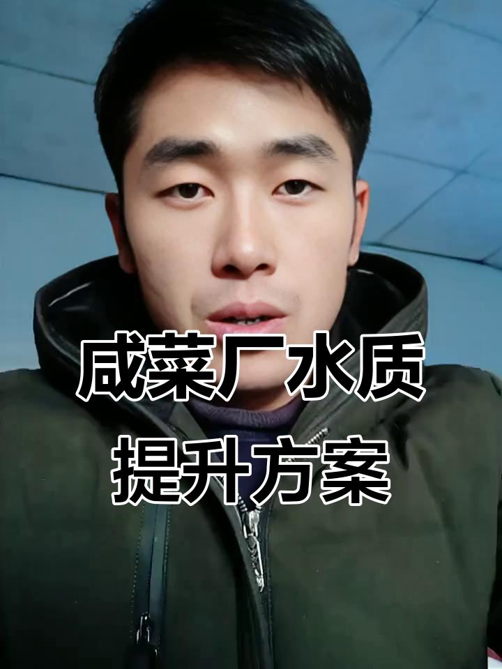 咸菜厂用水净化全流程,井水变纯净生产用水的秘诀
